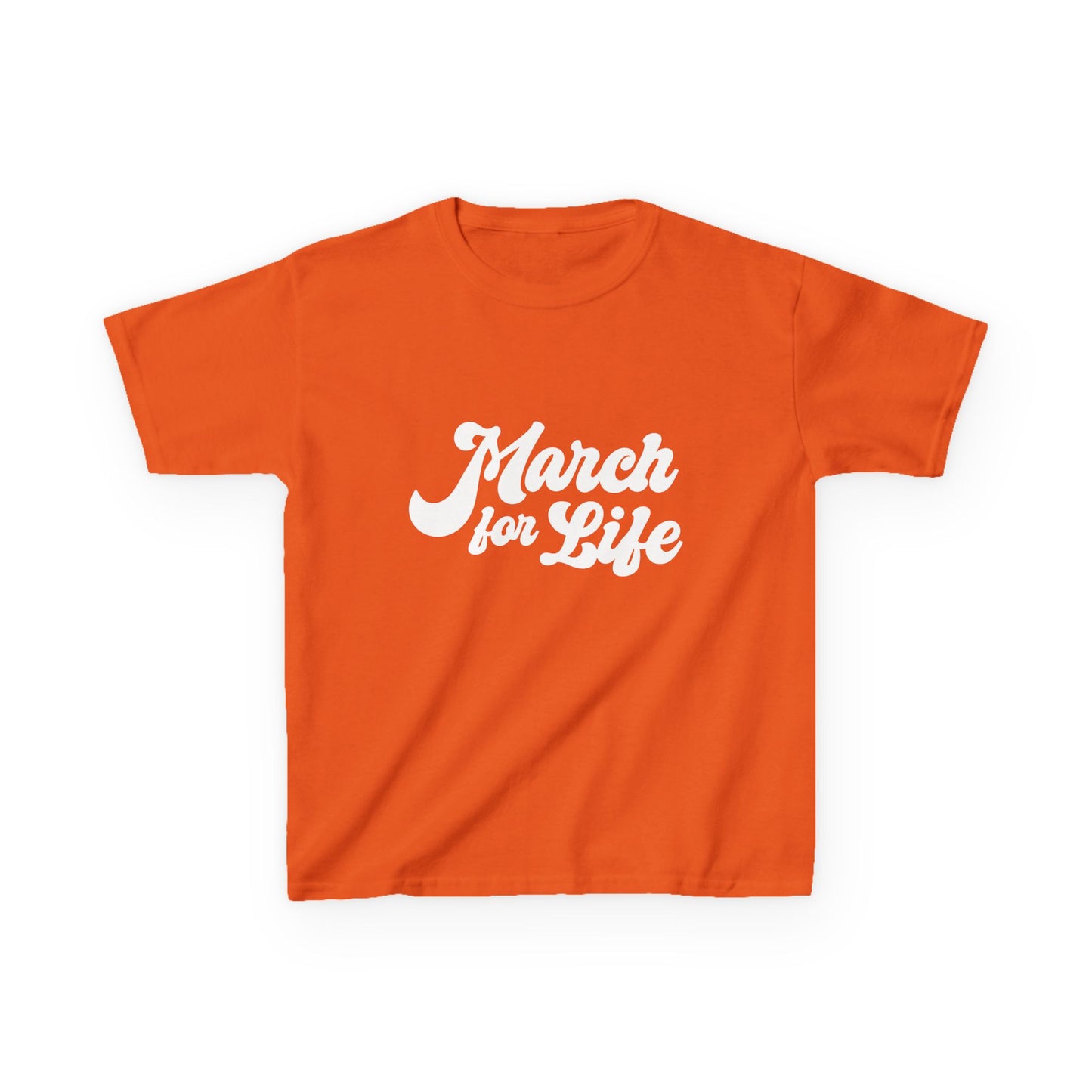 Flourish March for Life Kids Heavy Cotton Tee