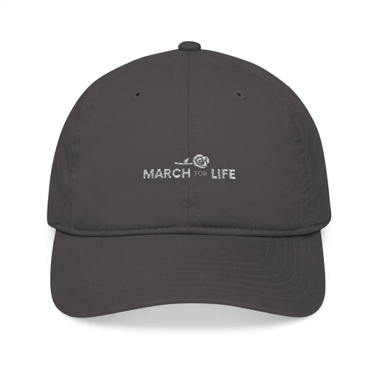 March for Life Embroidered Organic Cap