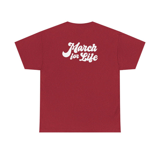 Flourish March for Life Heavy Cotton Tee