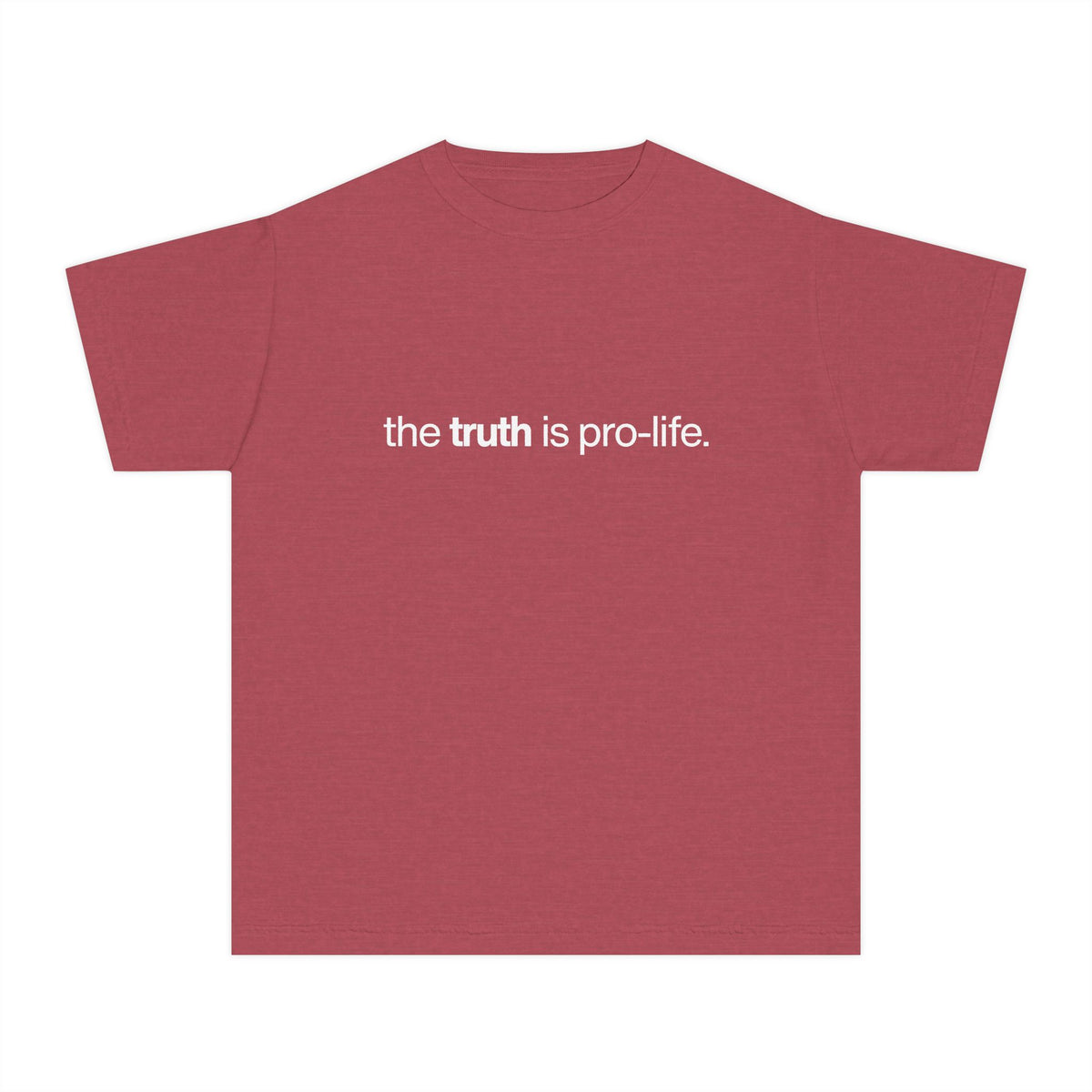 the truth is pro-life - youth tee