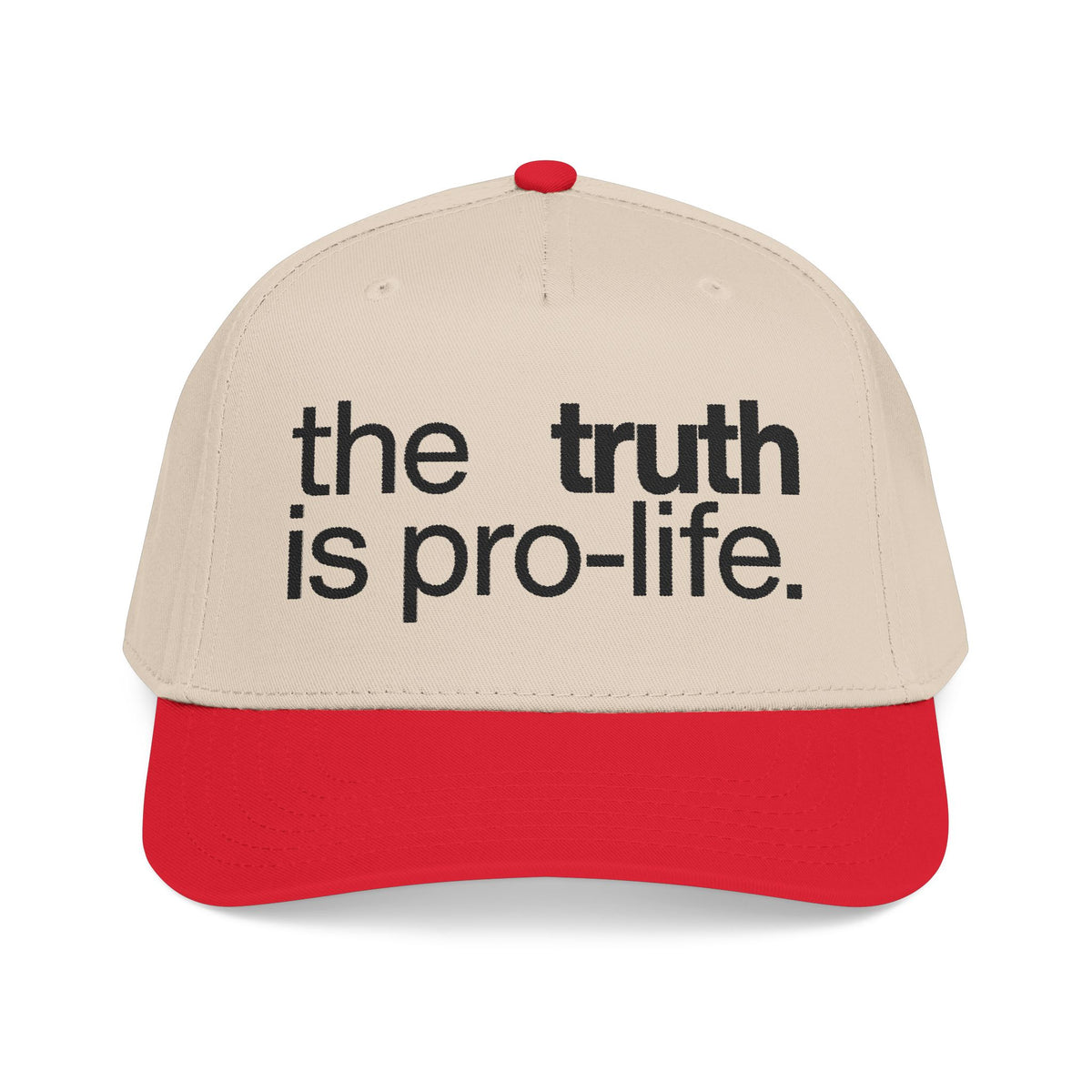 the truth is pro-life baseball cap
