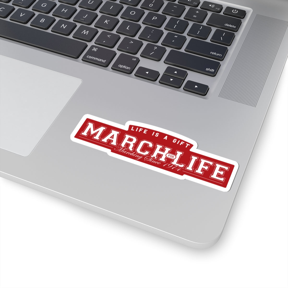 March for Life Collegiate Sticker II Red