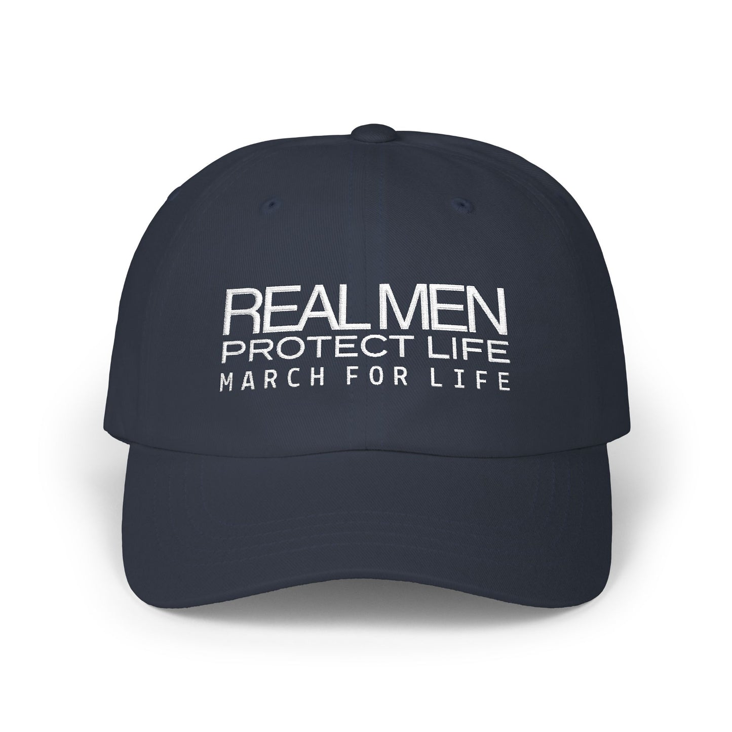 Real Men Protect Life Dad Cap