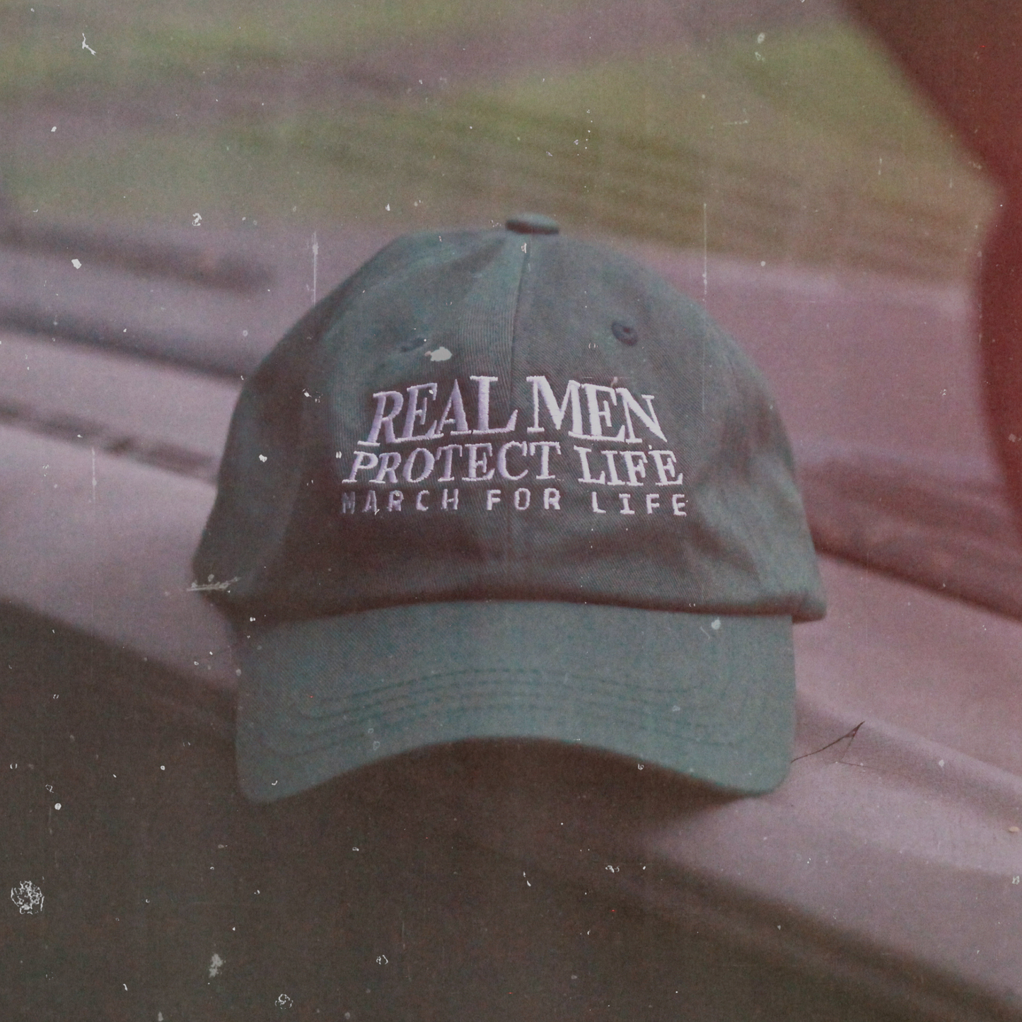 Real Men Protect Life Dad Cap
