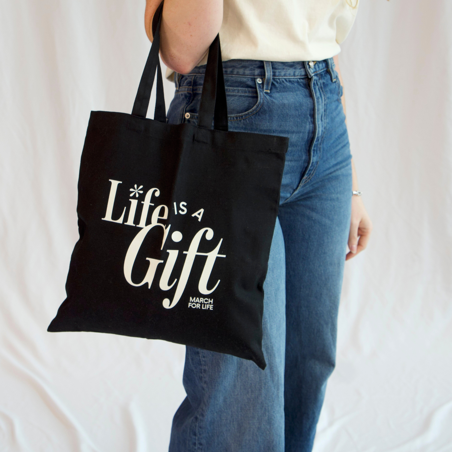Life is a Gift Canvas Tote Bag
