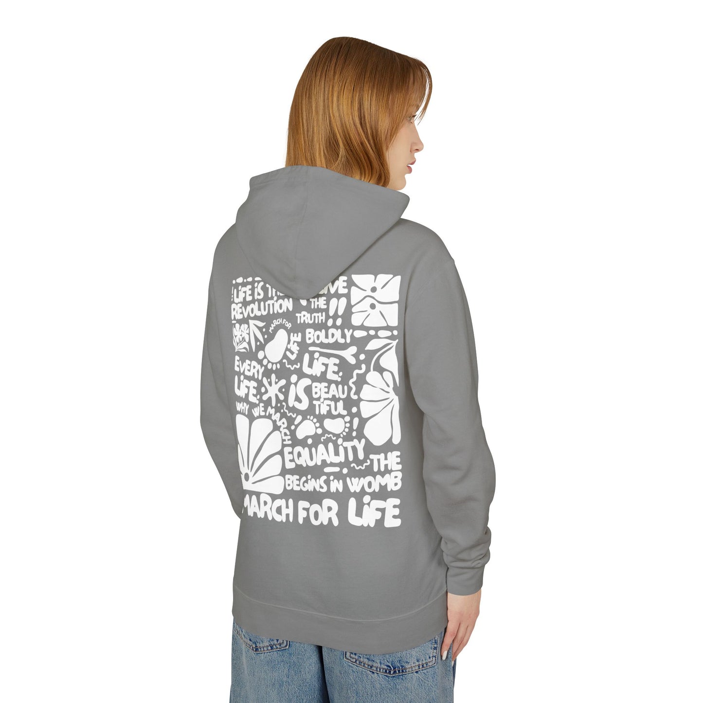 March for Life Block Print Hoodie