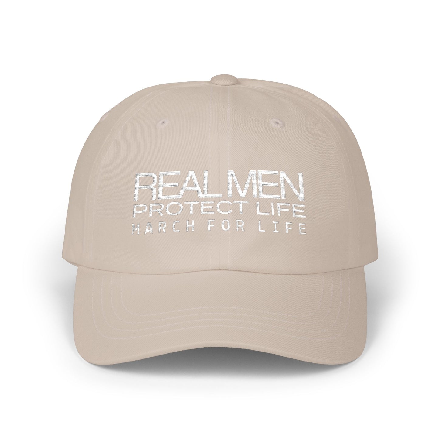 Real Men Protect Life Dad Cap