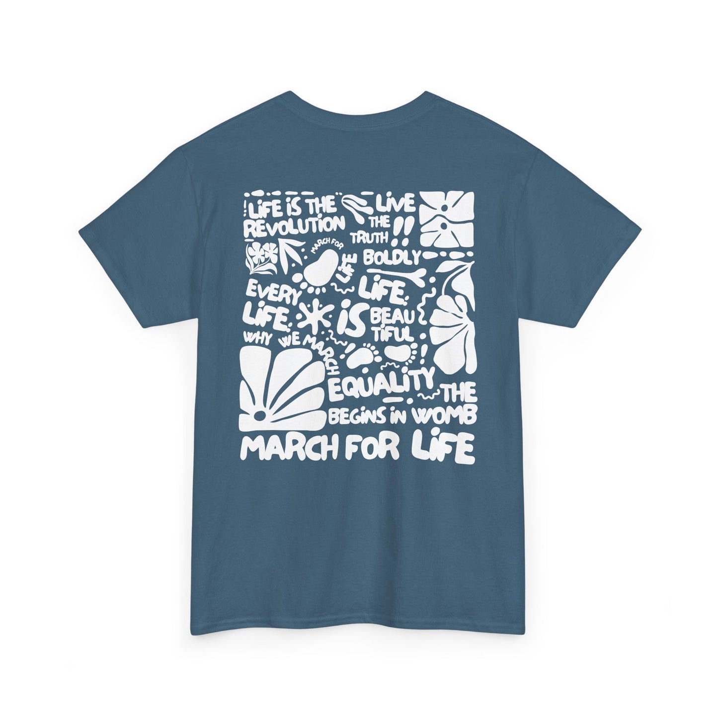 Quirky March for Life Heavy Cotton Tee