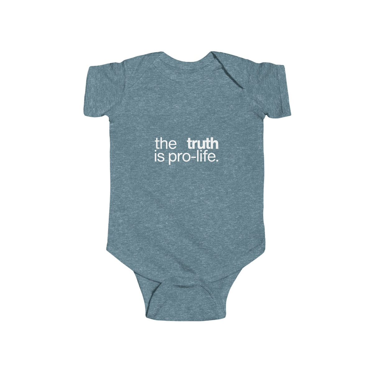 the truth is pro-life - Baby Onesie