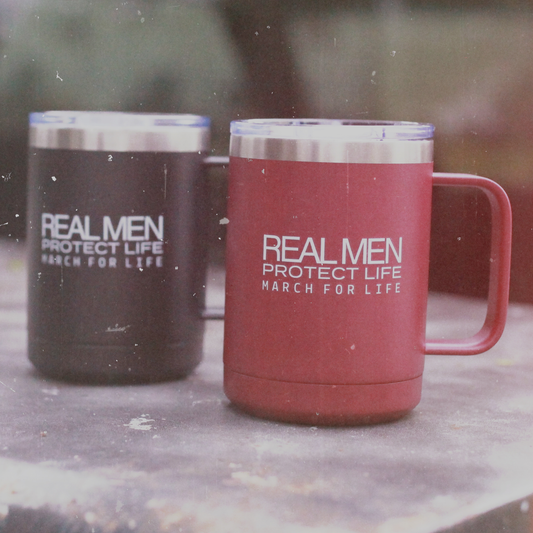 Real Men Protect Life 15oz Tumbler